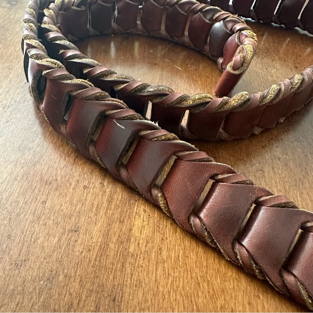 Leather belt unbranded